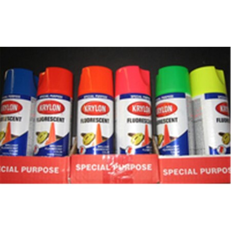 Krylon Fluorescent Spray Paint; Fluorescent Blue - 11 oz 31077K